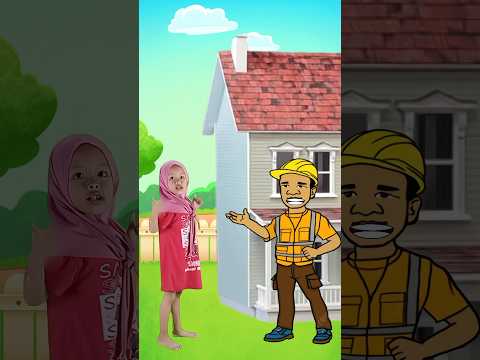 Bangun rumah 🏠 dibantu tukang VS Bangun rumah 🏠 sendiri #youtubeshorts #viralshort #motivasi