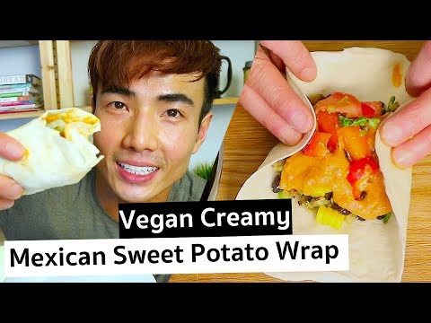 Vegan Mexican Sweet Potato Wrap | PicniclyNOW