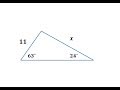 Solving Triangles with Law of Sines