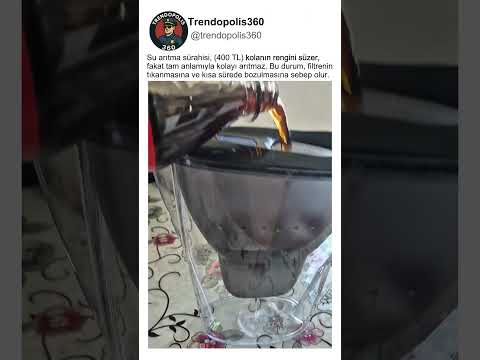 Markette Satılan 400 TL Su Arıtma Sürahisi Kolayı Süzüyor😱
