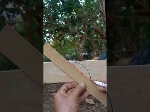 Easy 90° Angle with a Rope #woodworking #carpentry #tricks #tips #diy #shorts