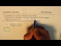 Cylinder Volume and Radius Calculations