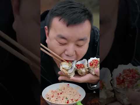 Big oysters and braised pork _ TikTok Video_Eating Spicy Food and Funny Pranks