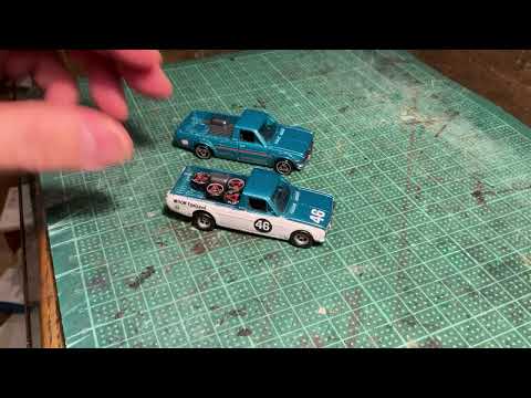 今日の工作　ミニカー改造のススメ　サニトラ