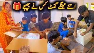 Itny Brdy Gifts Boxes Kis Ny Send Kiye Family vlogs 