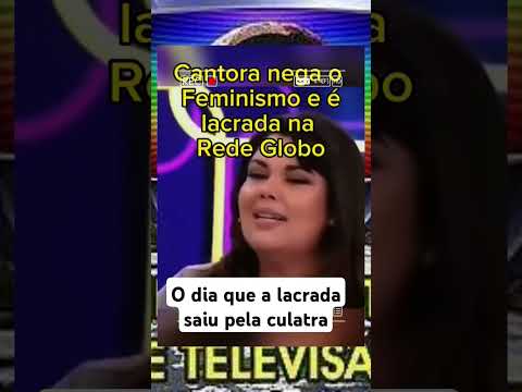 O dia que a lacrada saiu pela culatra na Globo esqueceram de combinar com a cantora #direita #memes