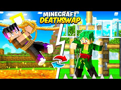 EXTREME MINECRAFT DEATHSWAP CHALLENGE😱