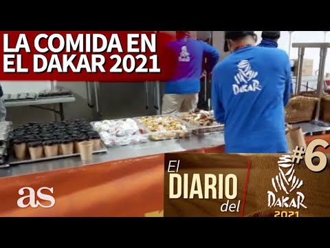 El Diario del DAKAR 2021 #6 | La comida del Dakar en los campamentos en pleno desierto | AS