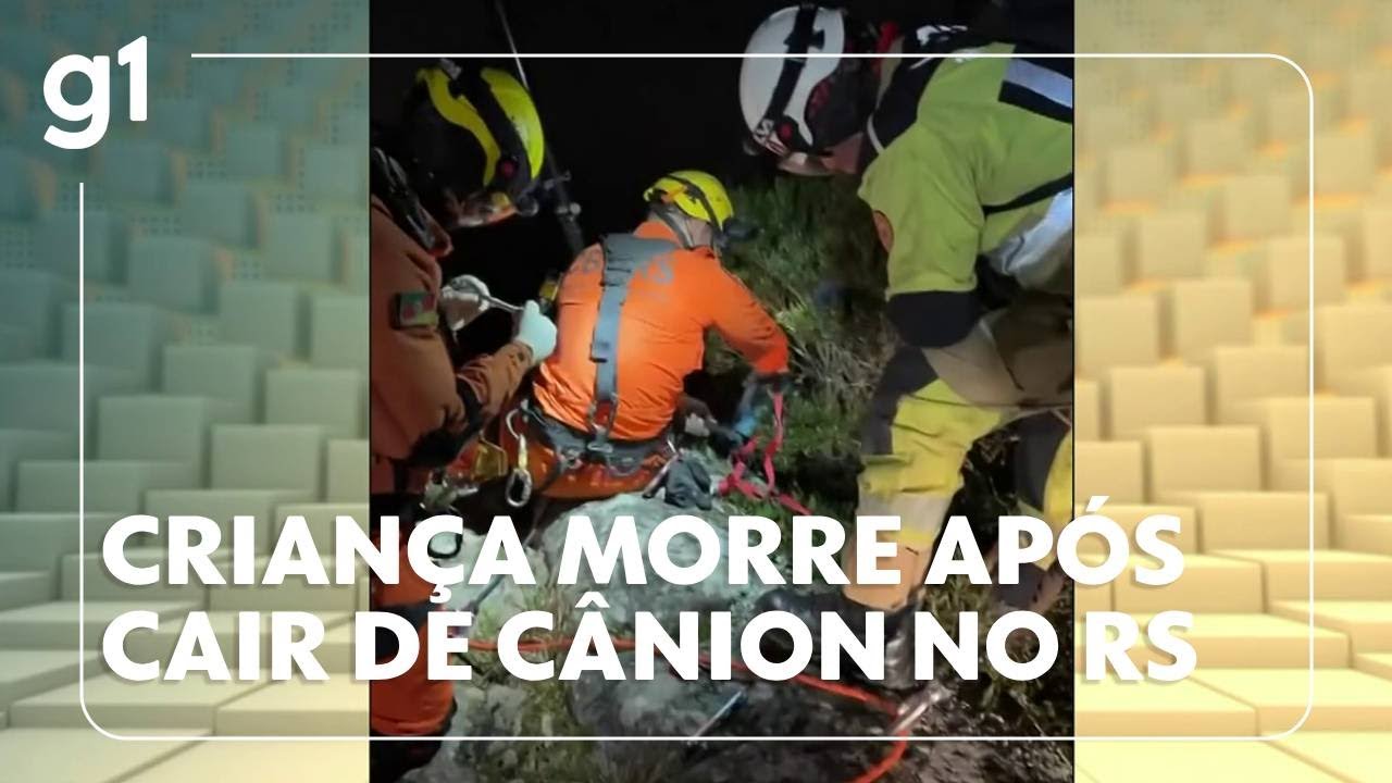 JH Criança morre após cair de cânion no RS g1