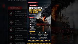 BREAKING: Fire on Bulk Carrier Xin Wu 16