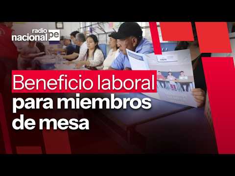 Miembros de mesa: ¿qué descanso remunerado les corresponde?
