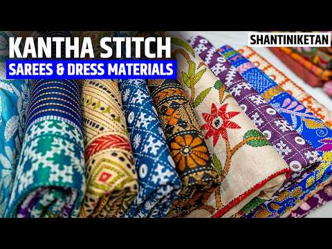 Kantha Stitch ( কাঁথা স্টিচ ) Saree & Dress Materials Manufacturer in Shantiniketan, West Bengal