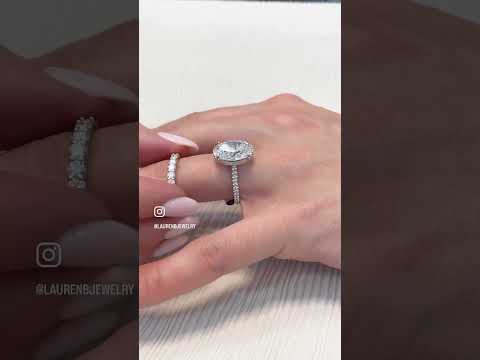 Bigger Center Stone Bigger Pave Band