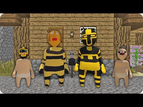 FAMILIA DE MASSI DE PLASTILINA TROLL EN MINECRAFT 😂