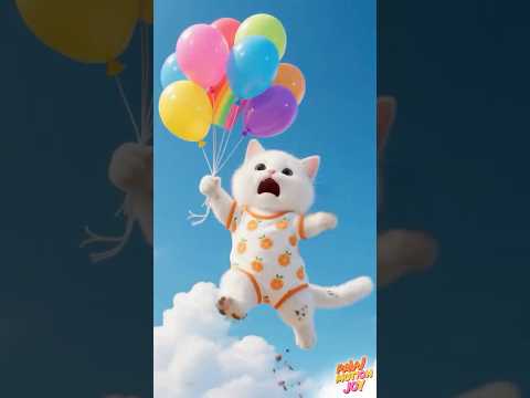 The kitten was taken away by wind...Until this happened!