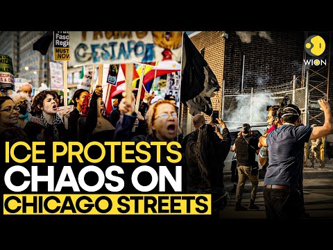 LIVE: Shocking Scenes Unfold in Chicago as ICE Protest Turns Violent | WION