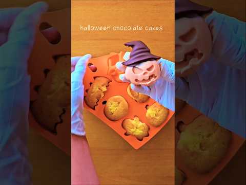 100均の型でハロウィンケーキ　#halloween