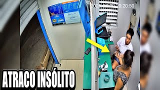 ¡ATRACO DE PELÍCULA EN NAVARRETE! Mujer asalta banca con un destornillador