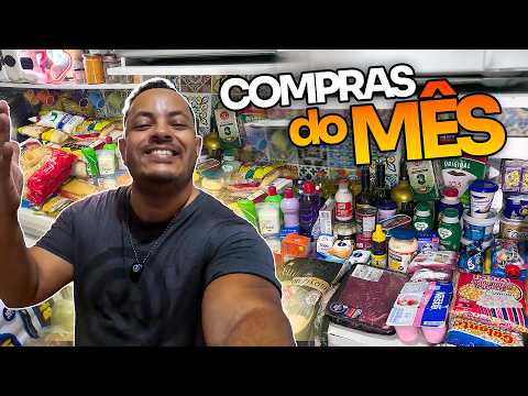 COMPRAS DO MÊS NO SUPERMERCADO MAIS FAMOSO DE BH - VEJA QUANTO DEU 😱