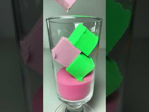 Very Satisfying and Relaxing, Kinetic Sand ASMR, Drop and squish