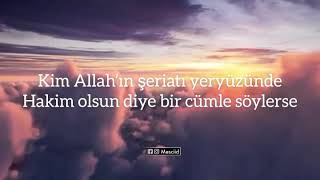 Kim Allah’ın dinine yardım ederse Allah’ta ona yardım eder (Ali Küçük Hoca)