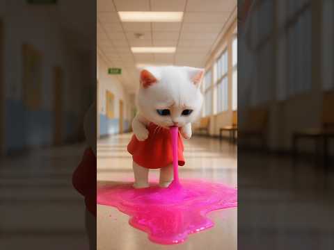 GATINHA FOFA é enfeitiçada por RATO FEITICEIRO. #gatos #cats