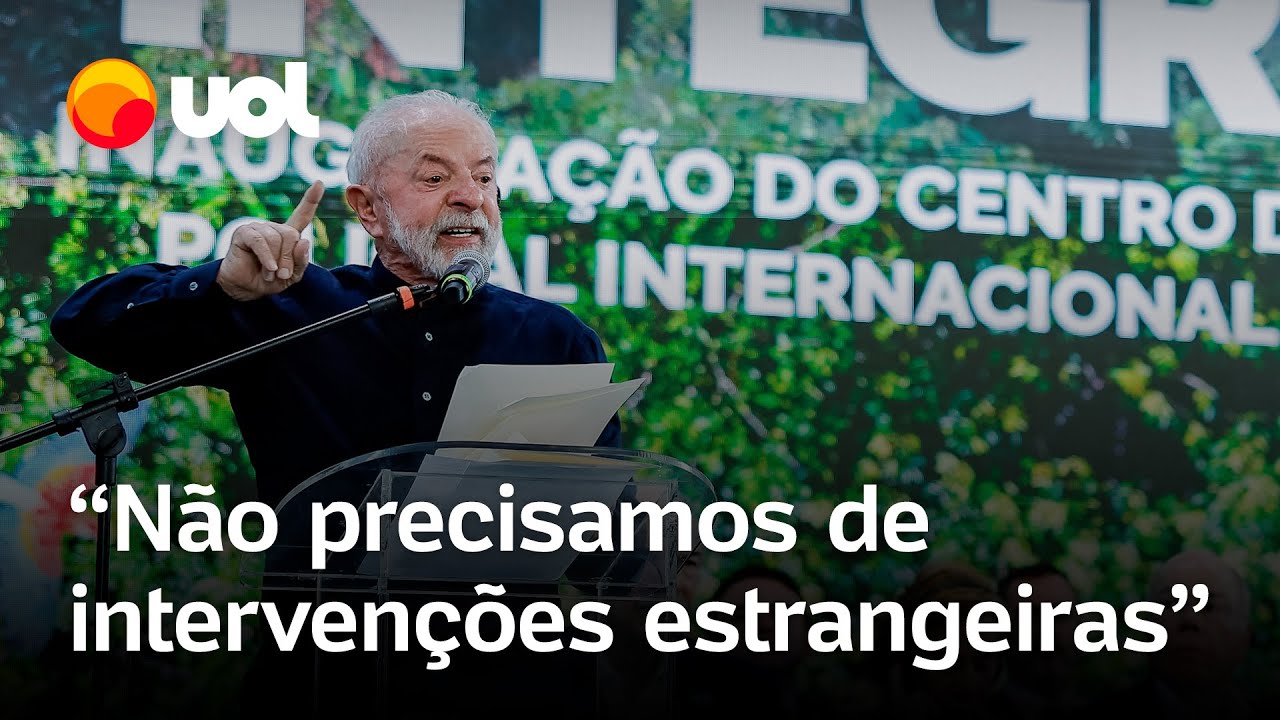 Lula rechaça ‘ameaças’ à soberania e manda recado: ‘Não precisamos de intervenção estrangeira’
