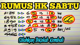 GASKEUN !!! Rumus Hk Sabtu - Mr Harjoe New