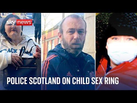 Police Scotland news conference on child sex ring