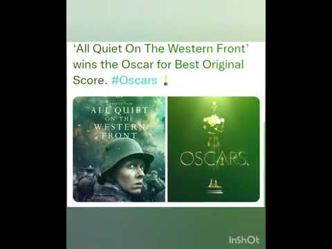All Quiet On The Western Front’ wins the Oscar for Best Original Score. #Oscars   