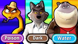 What if The Bad Guys had Pokemon Types?