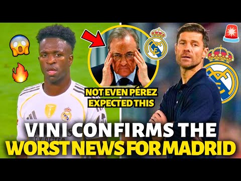 🚨BOMB! VINI JR JUST CONFIRMED THE WORST NEWS FOR REAL MADRID! NOBODY EXPECTED THIS! REAL MADRID NEWS
