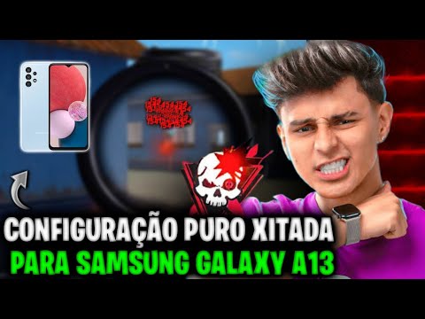 MELHOR DPI + SENSI GALAXY A13 NOVA ATUALIZAÇÃO FREE FIRE 2025