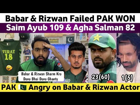 Shame! Babar & Rizwan Failed Pak Won 1st Odi Vs SA | Saim Ayub 109 Vs SA | Pakistani Reaction on IND