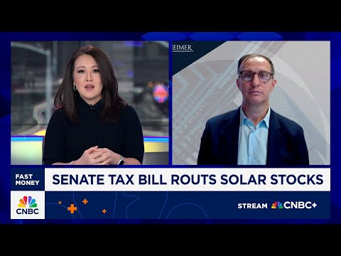 YouTube video thumbnail: Electricity Prices Will Continue to Climb as Senate tax Bill Routs Solar Stocks