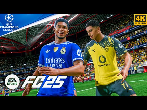 FC 25 - Real Madrid Vs Borussia Dortmund - Ft.Bellingham,Mastantuono| UEFA Champions League [4K60]