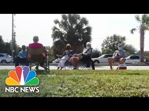 Long Lines And Overwhelming Demand For Covid Vaccine | NBC Nightly News