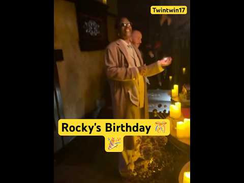 The coolest Man 's Birthday celebration 🎊🎉💑🏽🎁🎈#rihanna #asaprockyrihanna #youtubeshorts #love