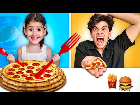 تحدي العملاق ضد الصغير || مقلب في ايسل  !!😱 ( مؤثر )💔😭