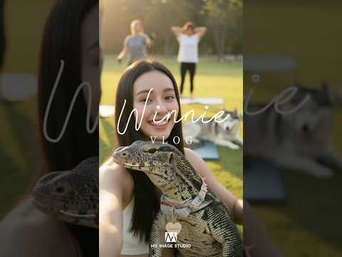 Vlog กับตัวเงินตัวทอง..! เมื่อสาวสวย “Winnie” ต้องมาอยู่กับตัวเงินตัวทอง!😳#vlog #funny #girl #ai