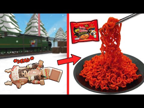 If I DIE, I eat SPICY NOODLES with *FACE CAM* (MURDER MYSTERY 2 ROBLOX)