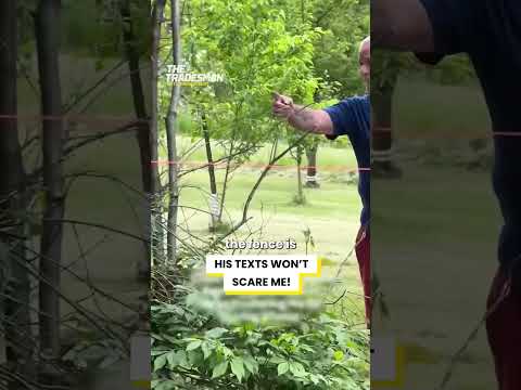 They're prepared to tear down my fence! 😡#shortsfeed #shortshorts #viral #shorts #ytshorts #yt #fyp