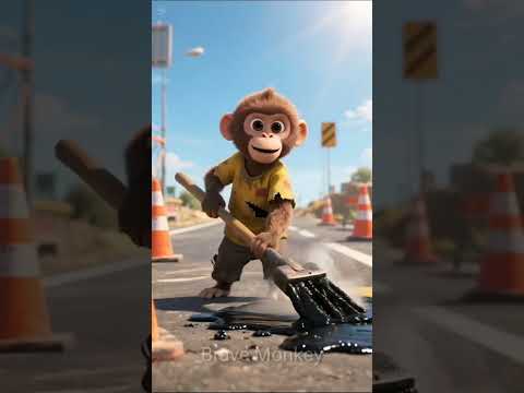 poor monkey๐ became rich by hard working๐ช๐ป๐ช๐ป#monkey #poormonkey #emotionalstory #wgitachi #sadstory