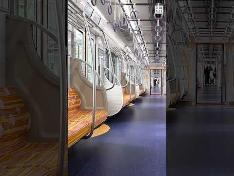 京王線に新型車両　2000系を報道公開　丸みで「優しさ、安心」 #毎日新聞#shorts