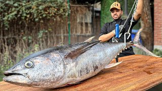 Cooking tuna, one of the best fish in the Persian Gulf 🇮🇷🐬