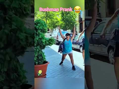 Bushman Prank:You wonโt Believe Their Reactions๐#shorts #comedy #bushmanprank