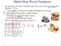 Solving Multi-Step Word Problems with Rational Numbers