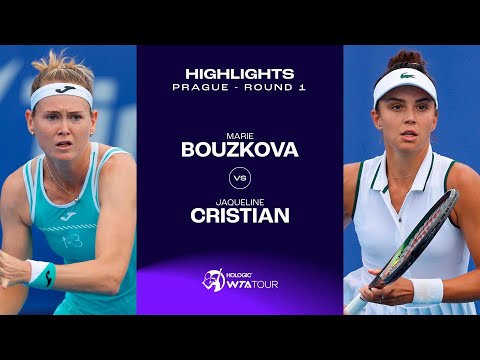 Marie Bouzkova vs. Jaqueline Cristian | 2023 Prague Round 1 | WTA Match Highlights