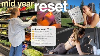 *intense* mid year LIFE RESET 🗓️ blood test, goals review, declutter, back on track