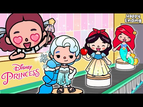 I Help Disney Princesses Have Happy Endings 👸 Toca Life World | Toca Boca